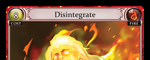 Disintegrate